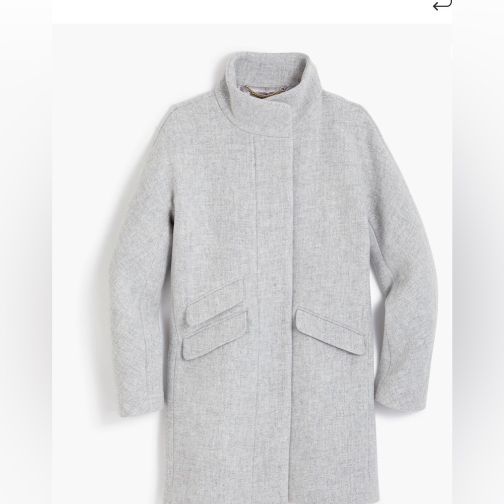 JCrew Stadium Jacket. Italian Wool Size 4
